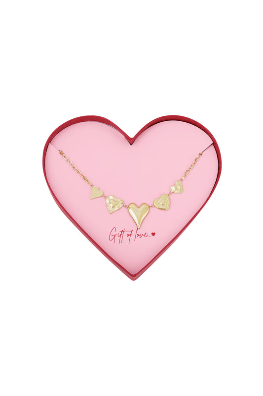 gift of love stainless steel love ketting
