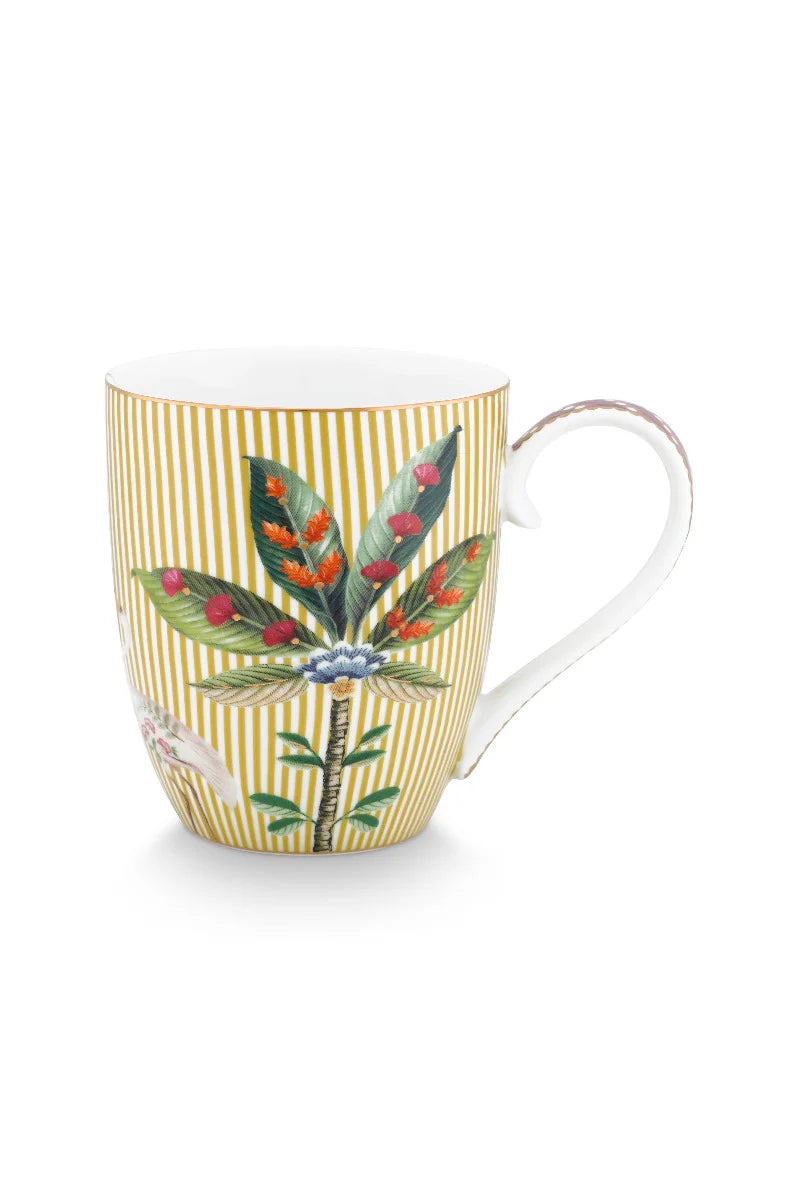 Pip Studio mok XL La Majorelle geel 450ml