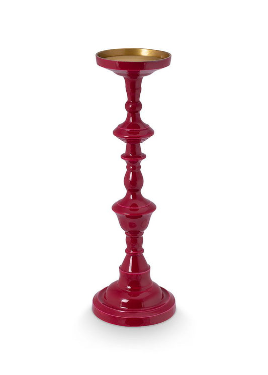 Theelichthouder zandloper klein - paars - ⌀7x9 cm Theelichthouder zandloper klein - paars - ⌀7x9 cm
