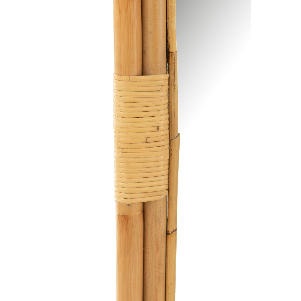 J-Line spiegel Ladder - rotan - naturel