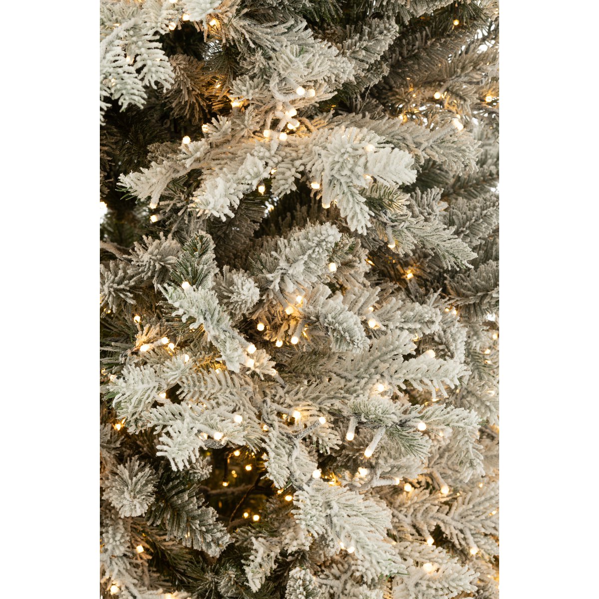 J-Line Kerstboom+Sneeuw 3000Led Lichtjes Plastiek Wit