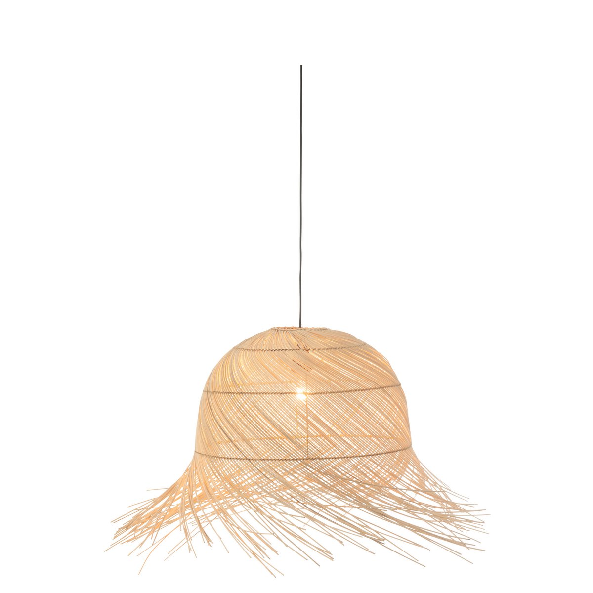 J-Line hanglamp Rond Takken - jute - naturel