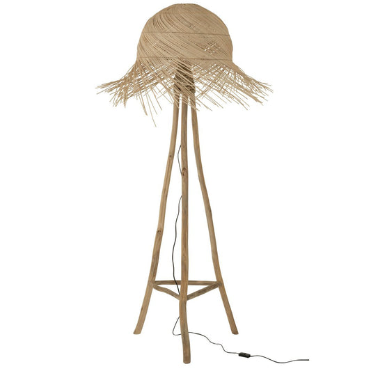 J-Line staanlamp Takken - jute - naturel