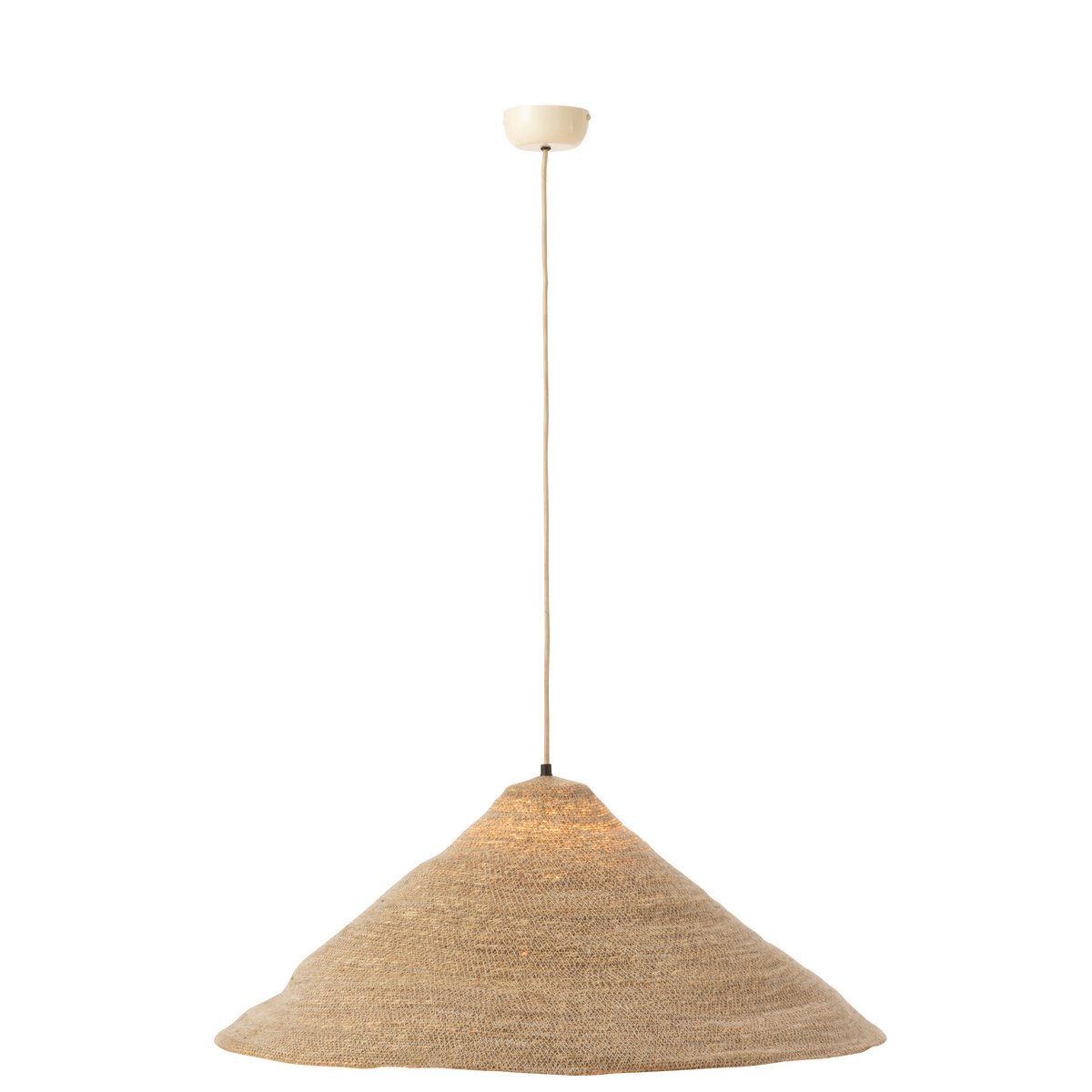 J-Line Lamp Hoed Moonj - gras - naturel - large