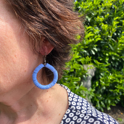 Julien Deluxe Oorbellen Katsuki kralen lila