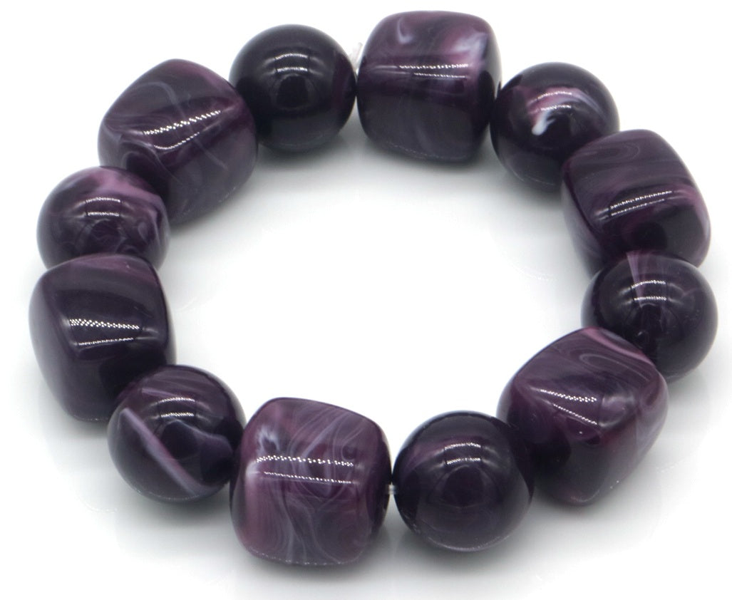 Musthaves Kralenarmband dames Paars