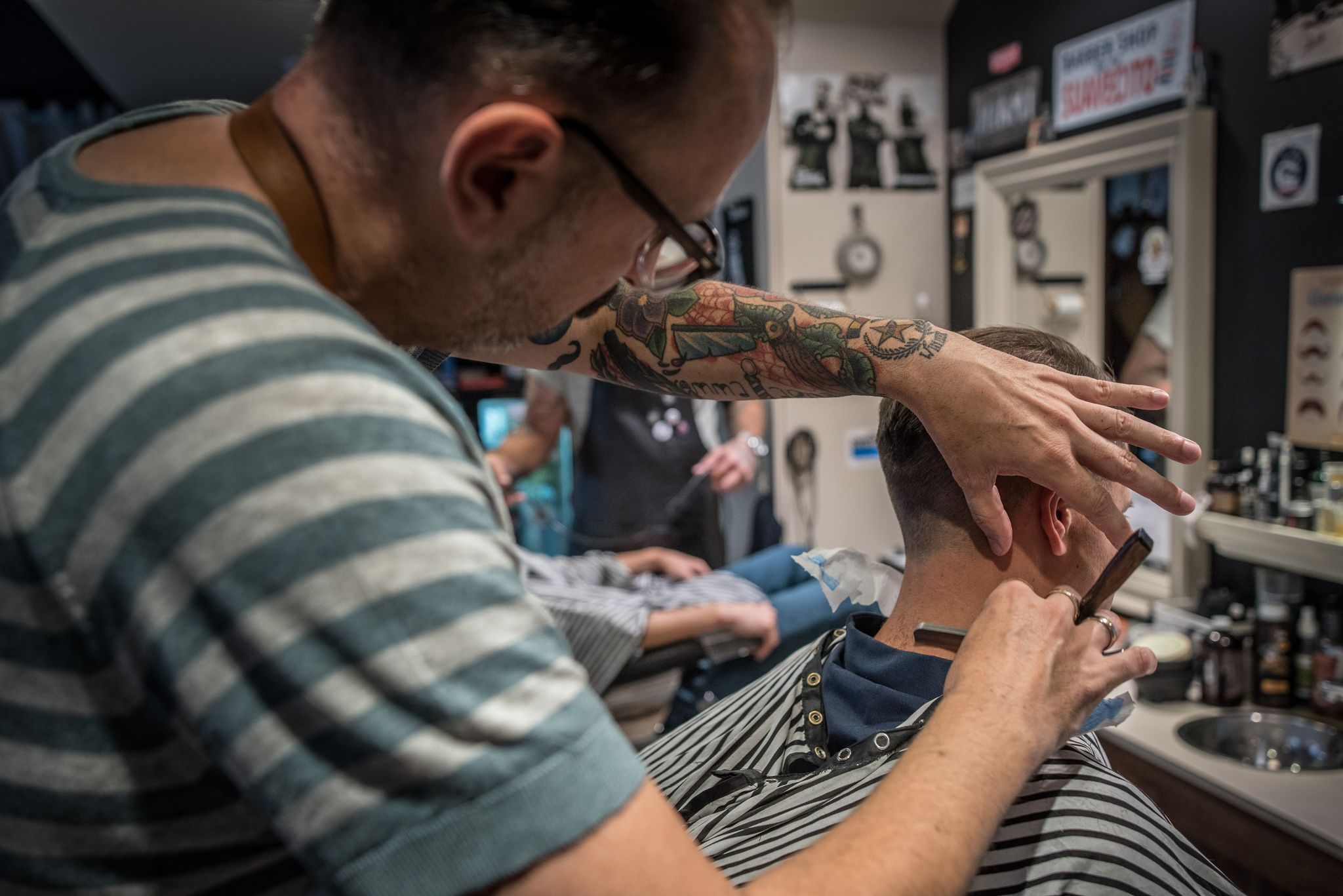 Barbier men's grooming christophe de gauquier