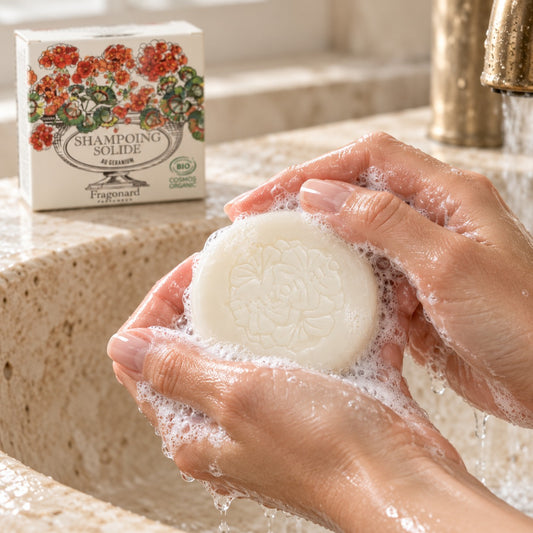 Fragonard Zeep Shampoobar Geranium 75gr Bio gecertificeerd