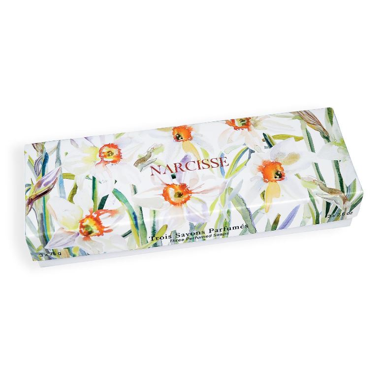 Fragonard Narcisse 3 Zeepjes & Zeepschaaltje Cadeauset