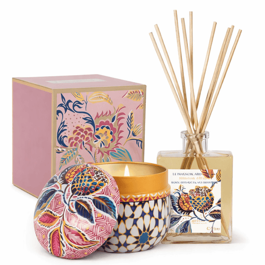 Geurbundel Fragonard Pistache Cèdre Geurkaars en Geurstokjes