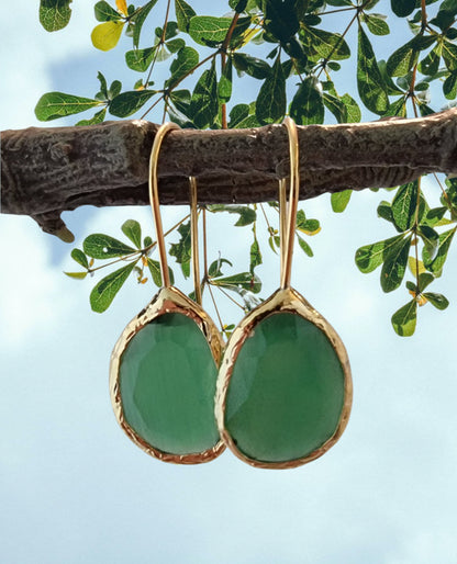 Happy Lona Oorbellen groen