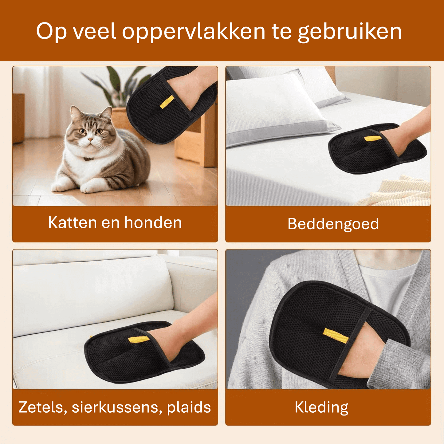 iziGlove │ Handschoen verwijderen huisdierharen