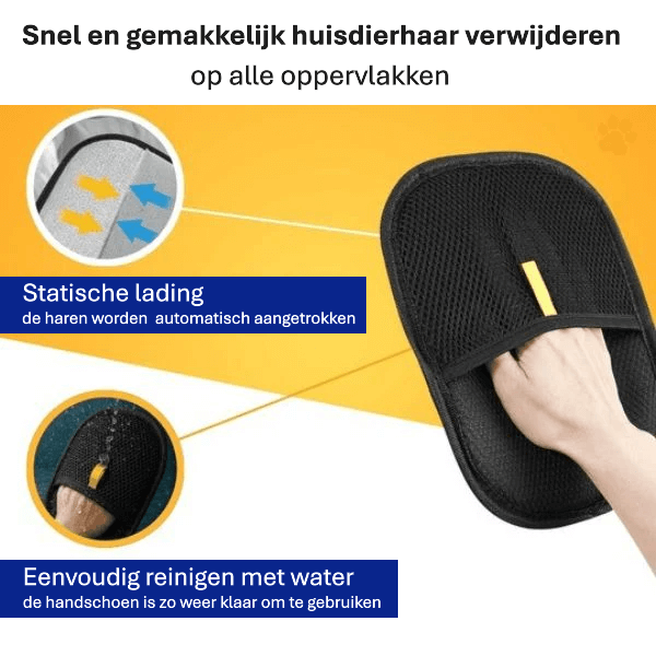 iziGlove │ Handschoen verwijderen huisdierharen
