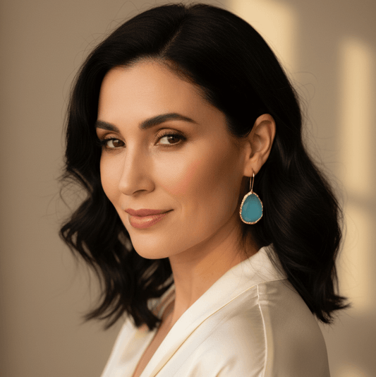 Happy Lona Oorbellen turquoise