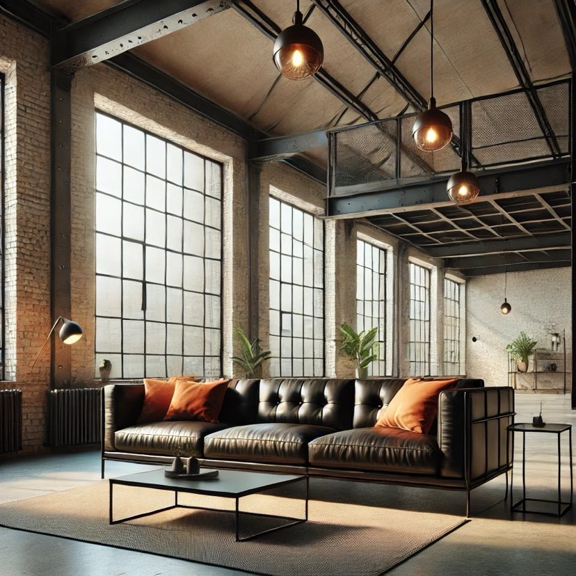 sierkussens voor een industrieel interieur