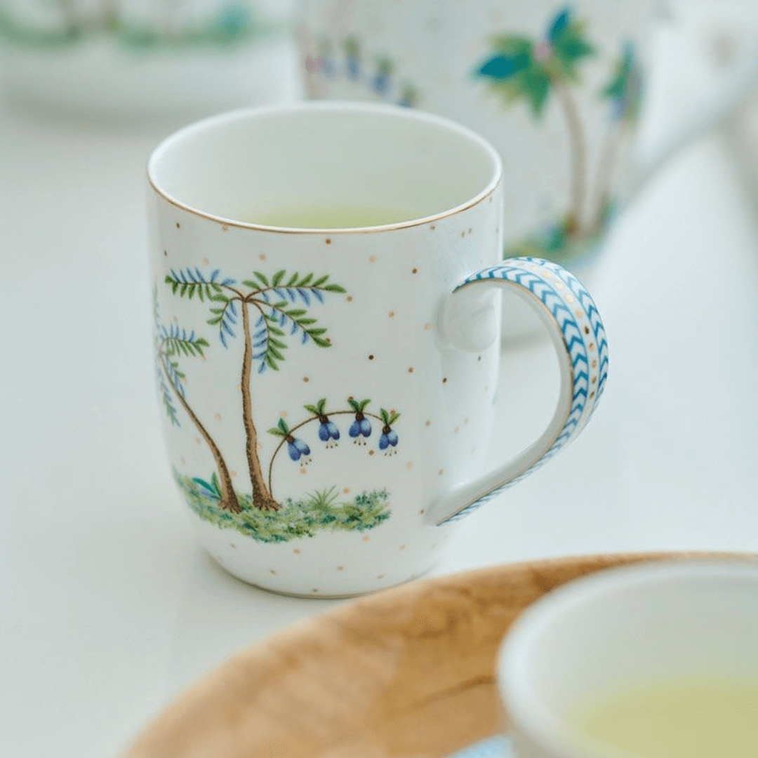 Pip Studio Set 2 mokken S Jolie Dots Gold 145ml