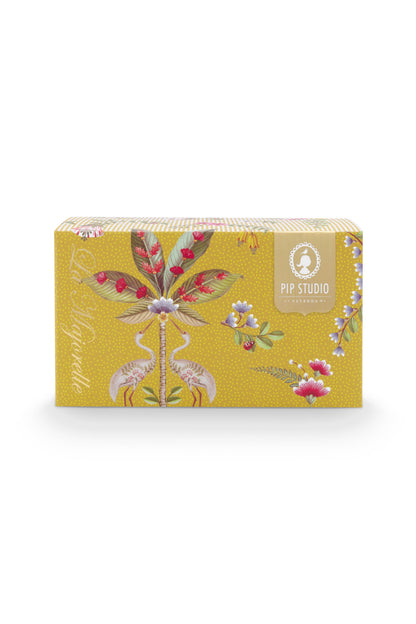 Pip Studio set 2 mokken La Majorelle geel 350ml geschenkdoos