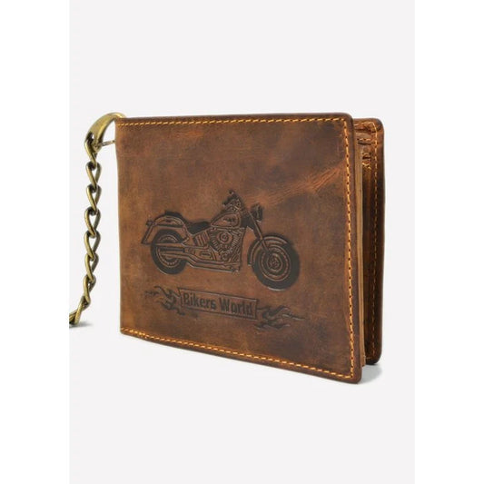 Greenburry Bikers World Leren Portemonnee met Ketting