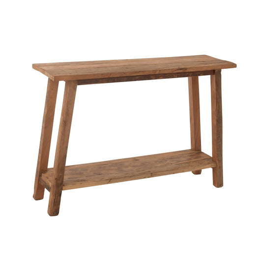 J-Line Console Vierkant Gerecycleerd Hout Naturel