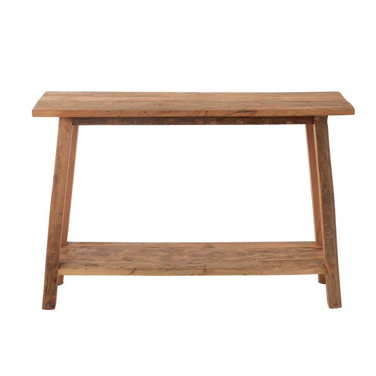 J-Line Console Vierkant Gerecycleerd Hout Naturel