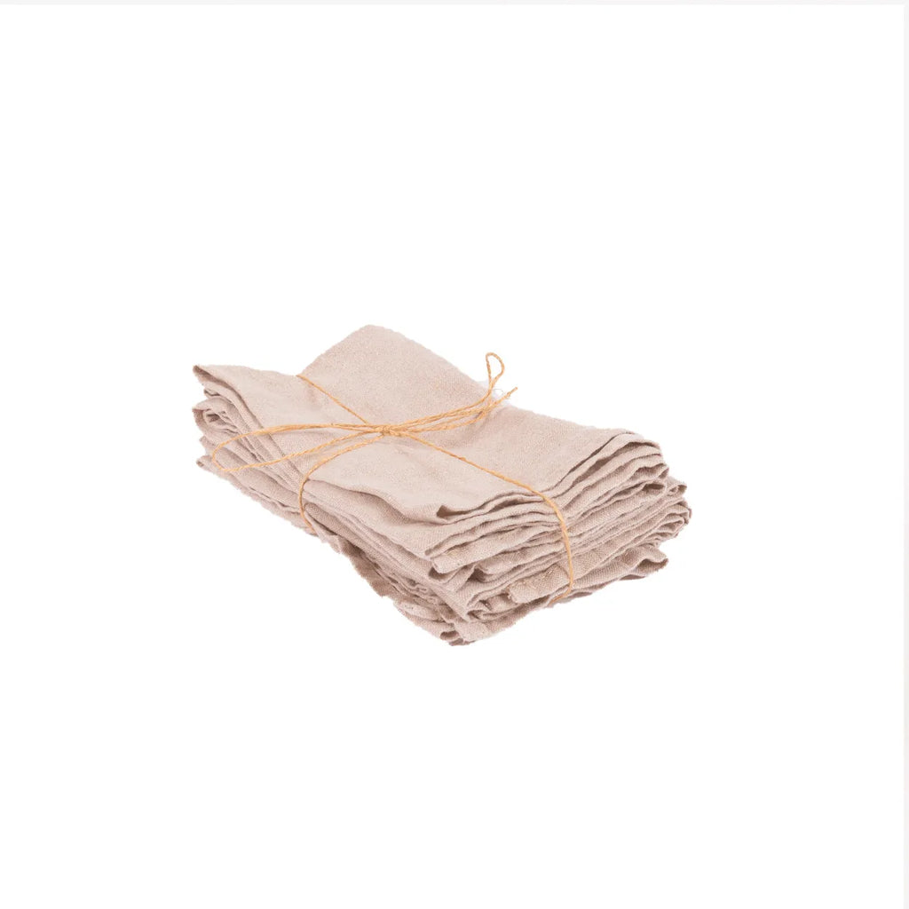 De Linnen Servet - Beige - Set van 4