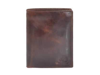 Greenburry Herenportefeuille leder 10x12cm teak bruin - Julien Deluxe