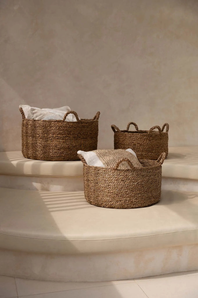 Les Quatre Mains Baskets - Natural - M