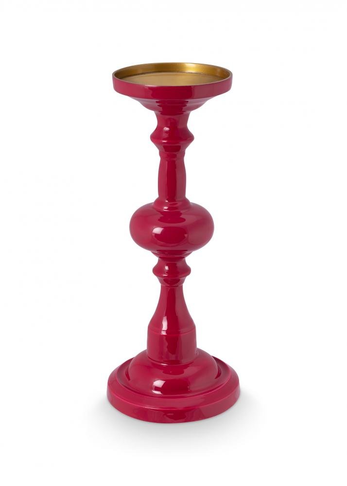 Pip Studio Kandelaar Medium Metaal Roze 34cm - Julien Deluxe