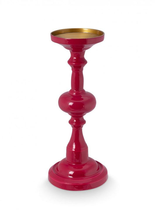 Pip Studio Kandelaar Medium Metaal Roze 34cm - Julien Deluxe