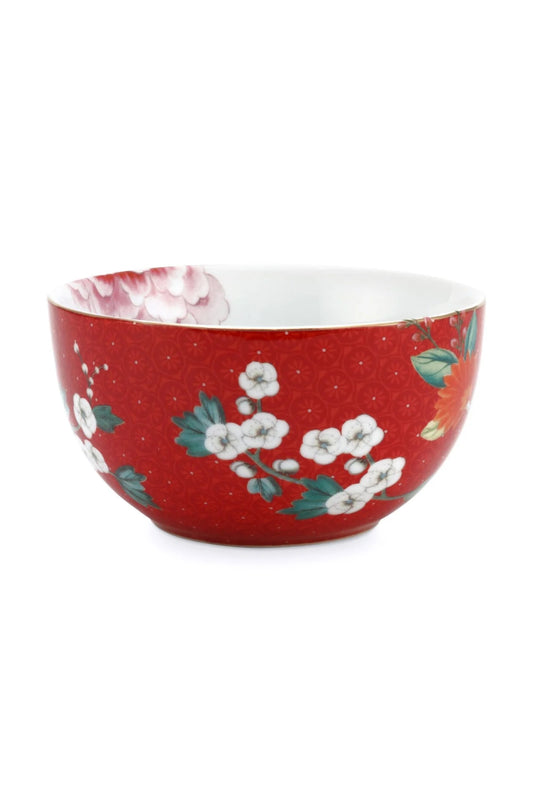 Pip Studio Kom Blushing Birds rood 12cm - Julien Deluxe