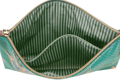 Pip Studio Toilettas Etui Flat Large Cece Fiore groen 30x22x1cm - Julien Deluxe