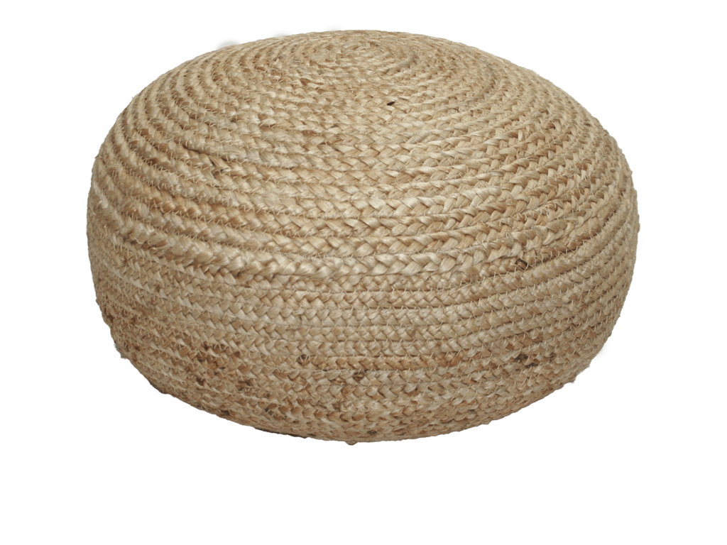 Poef Jute 50x25cm Naturel