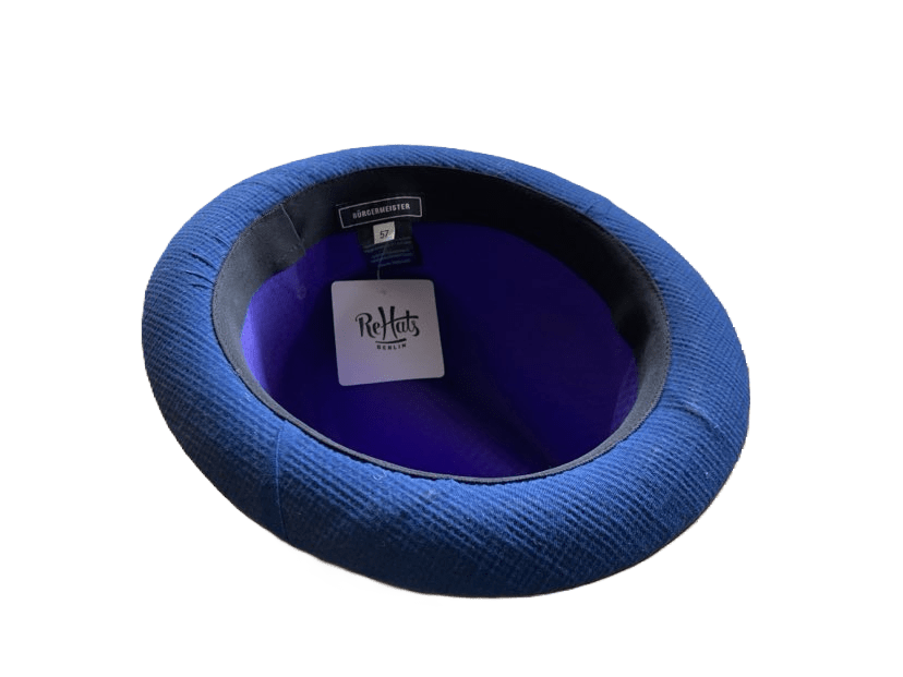 ReHats Berlin Player Hoed Burgemeester Blauw 57cm - UNIEK EXEMPLAAR - Julien Deluxe