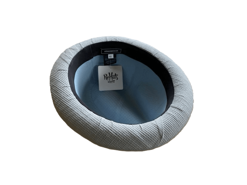 ReHats Berlin Player Hoed Burgemeester Licht Grijs 60cm - UNIEK EXEMPLAAR - Julien Deluxe