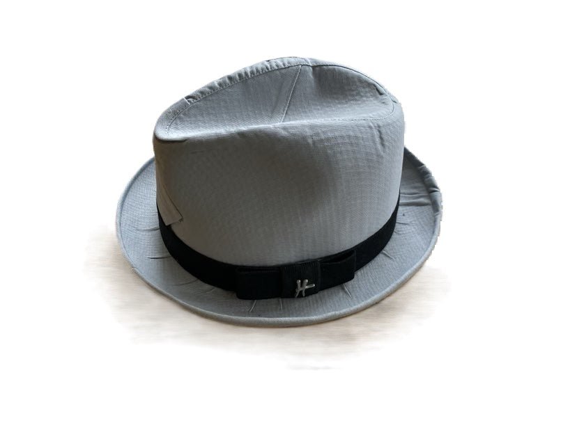 ReHats Berlin Player Hoed Burgemeester Licht Grijs 60cm - UNIEK EXEMPLAAR - Julien Deluxe