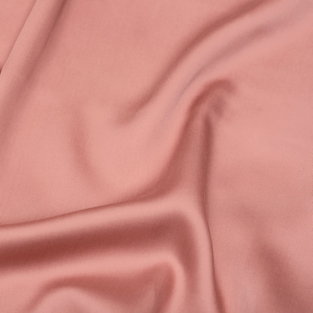 Tencel fitted sheet (160x200) terra rose