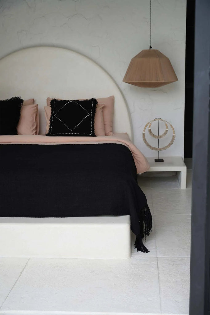 The Gypsy Bed Throw - Black