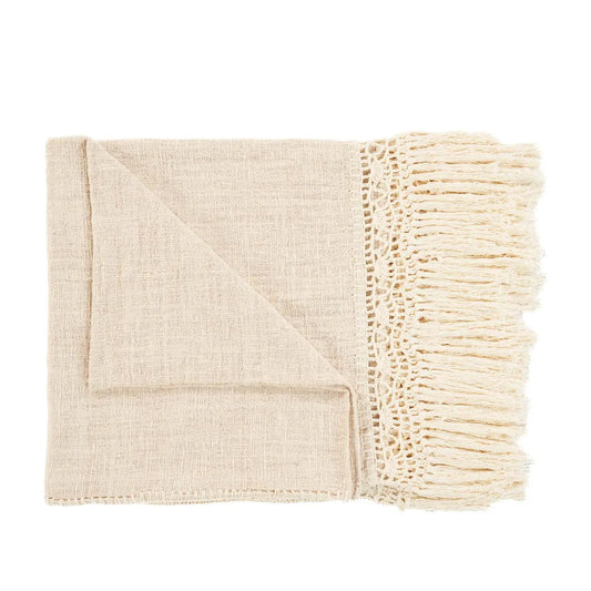 The Gypsy Bed Throw - Natural