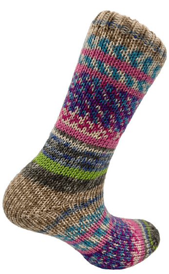 The Sockmaker Damessok Wol roze M36 - 41 - Julien Deluxe