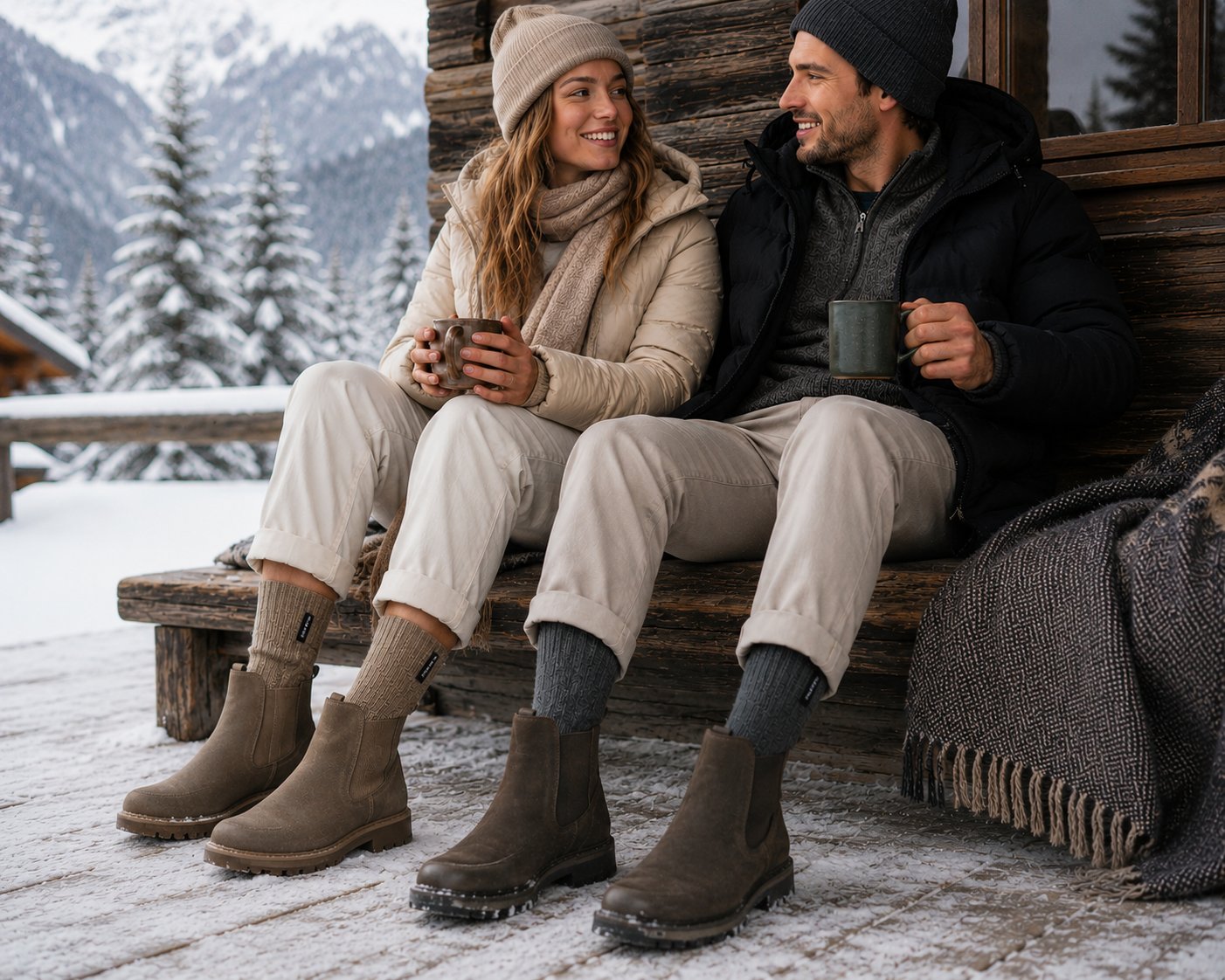 Hoe combineer je wollen sokken met je outfit?