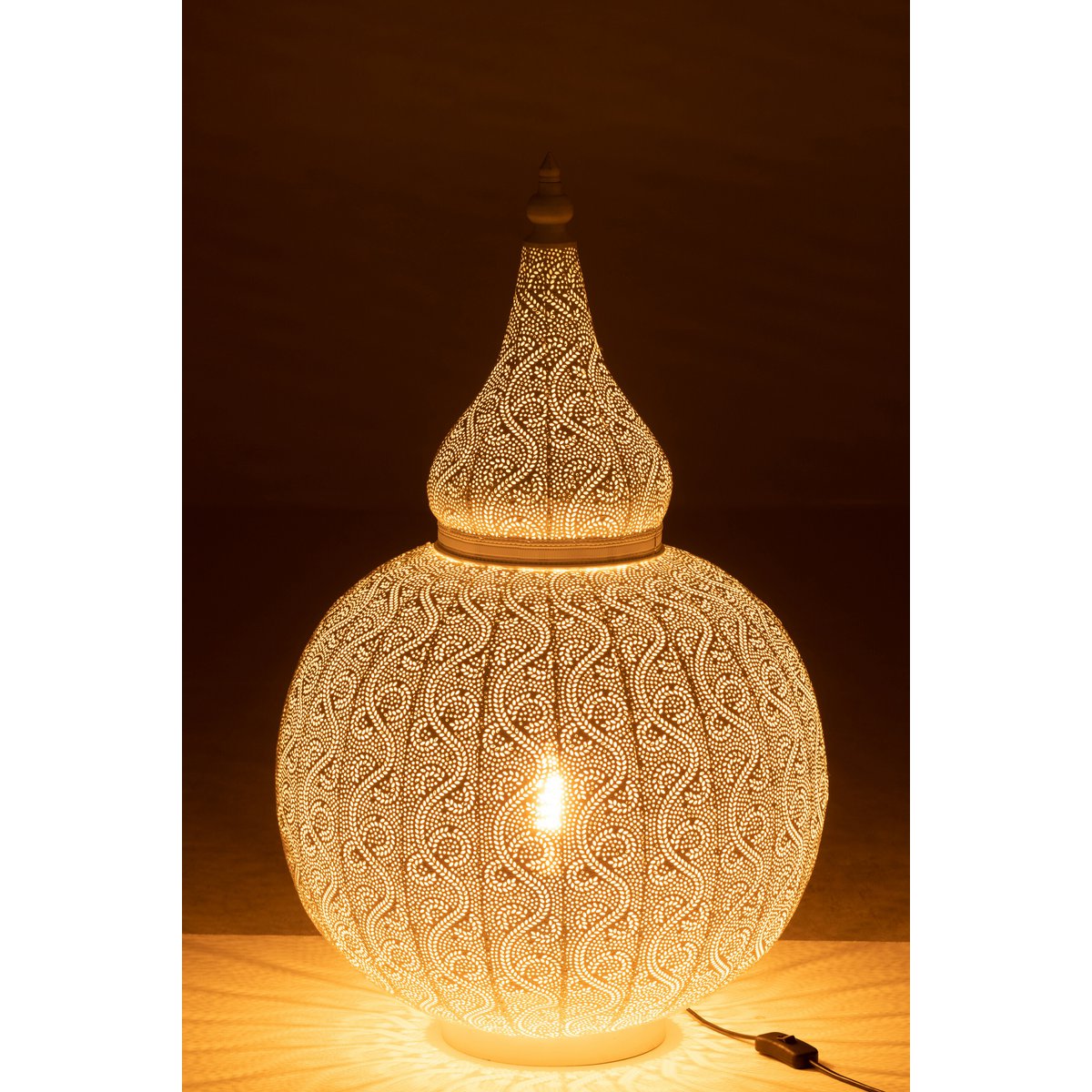 J-Line Lamp Aladin Metaal Wit Large