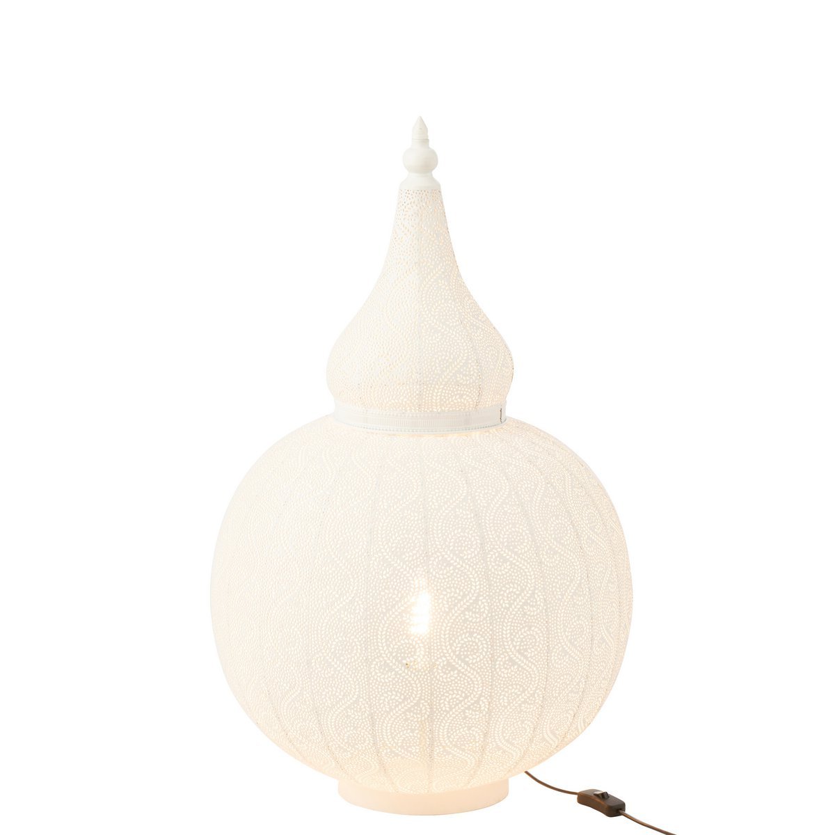 J-Line Lamp Aladin Metaal Wit Large