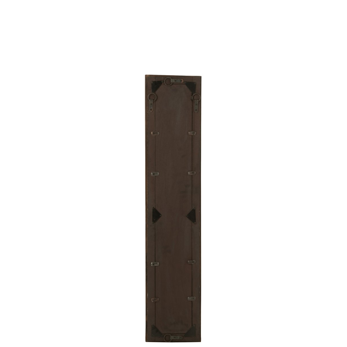 J-Line Spiegel Rechthoek Hout Bruin Small - Wandspiegel 120.00 x 24.00 cm