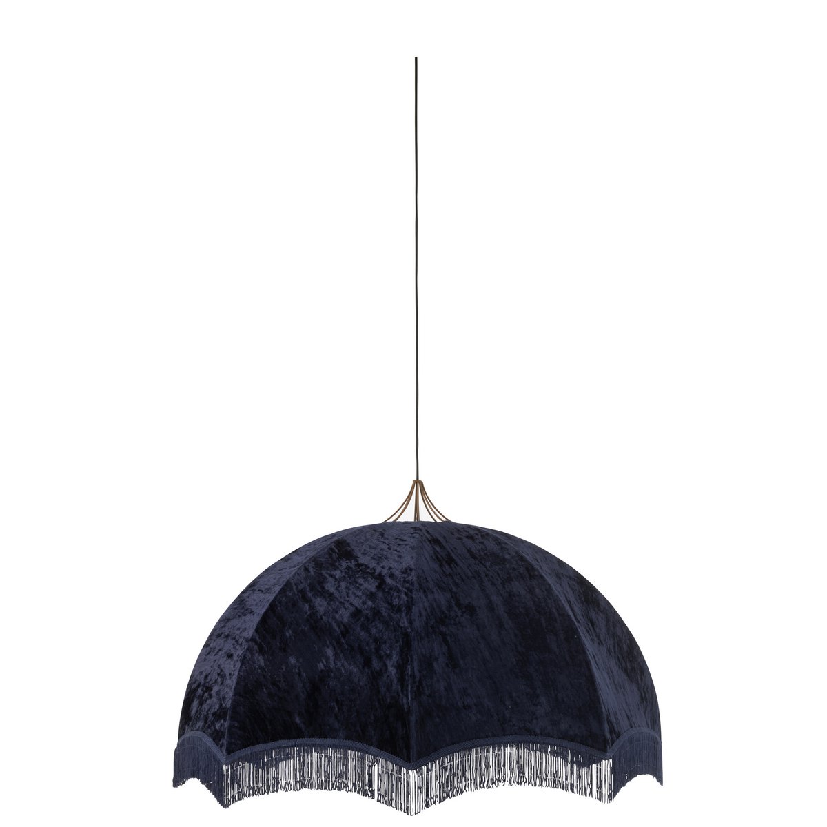 J-Line Hanglamp Velvet/Katoen Paars