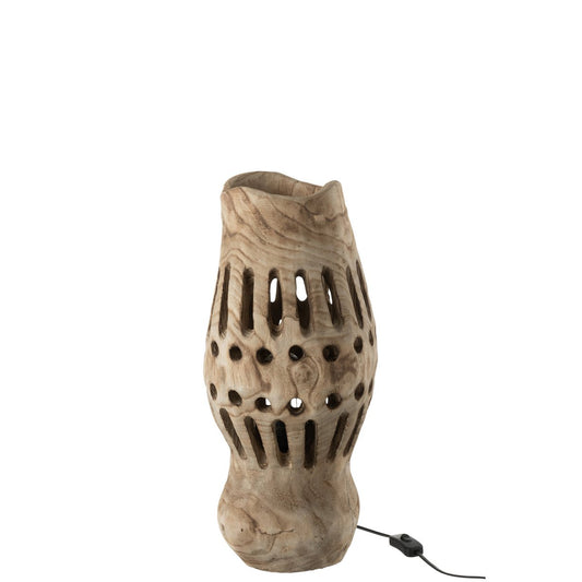 J-Line Lamp Valerie Hout Naturel