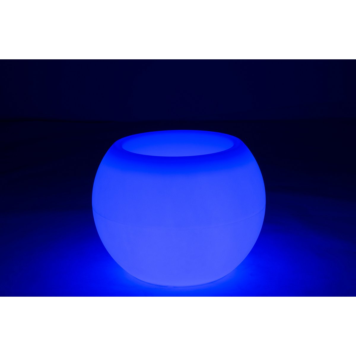 J-Line Lamp Bloempot Buiten Led Plastiek Mix