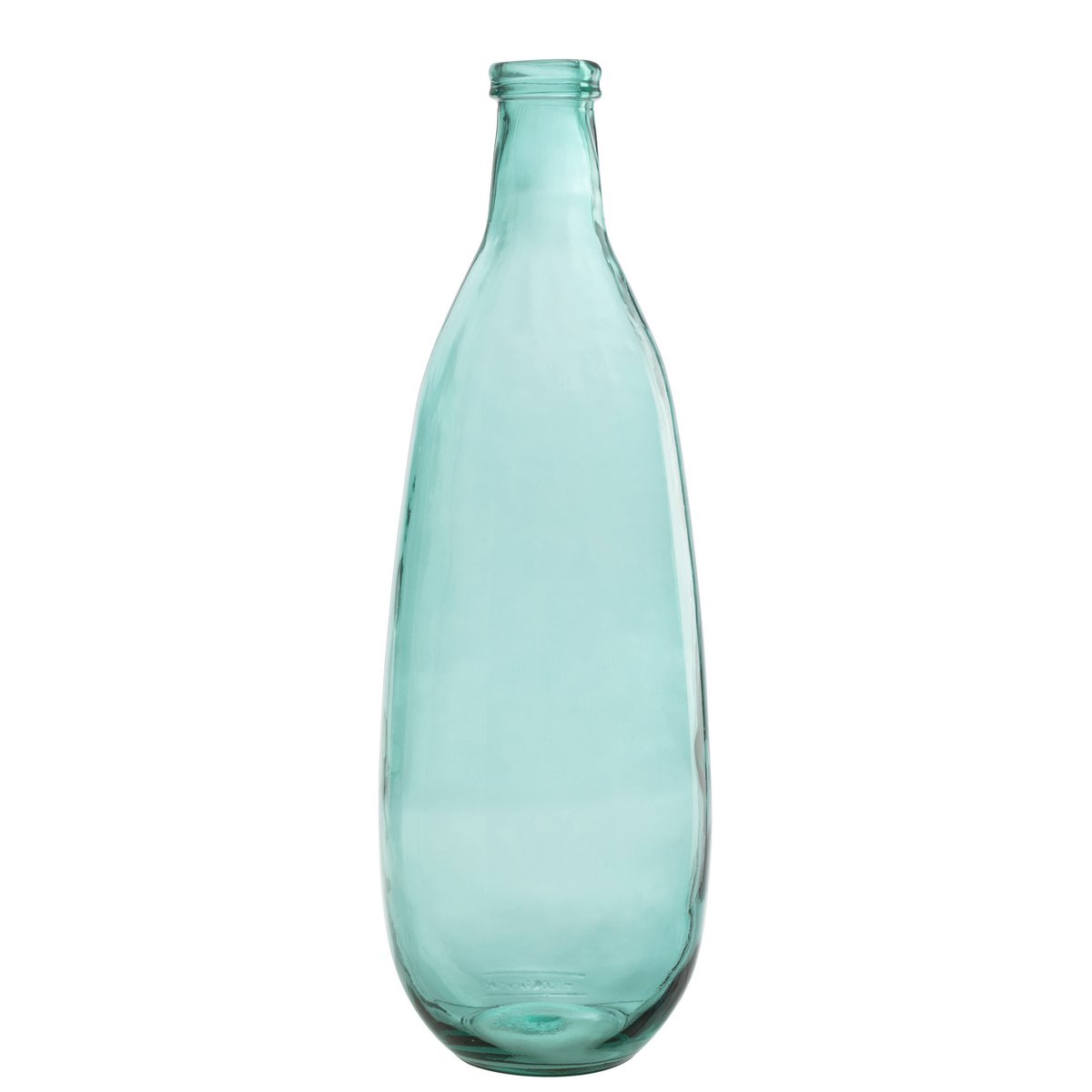 J-Line Vaas Fles Glas Aqua Large - 74.5 cm hoog