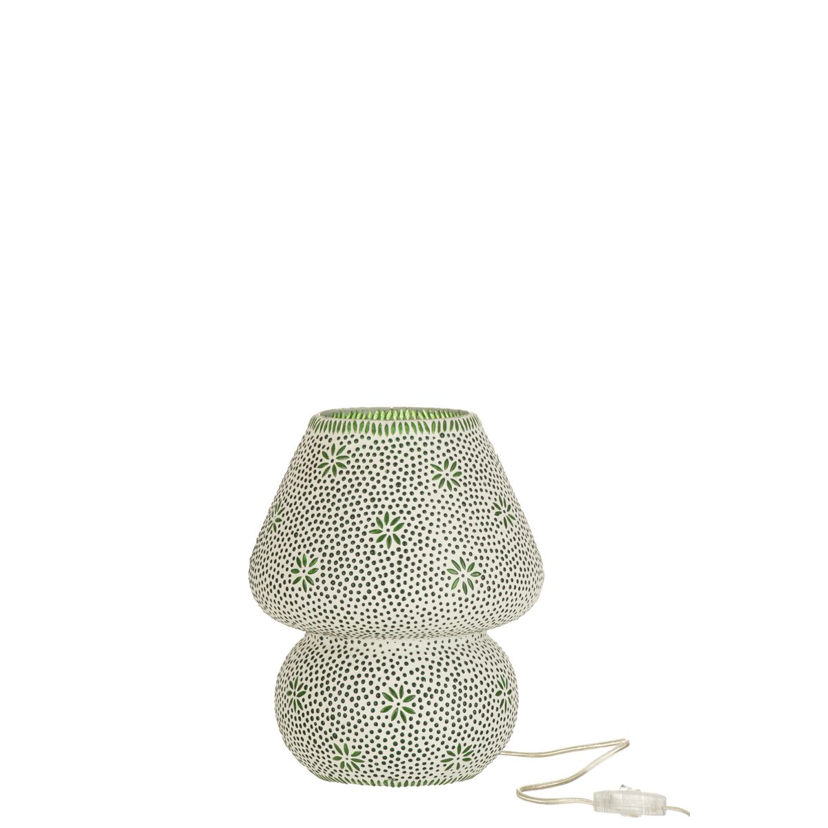 J-Line Lamp Bram Glas Groen Medium