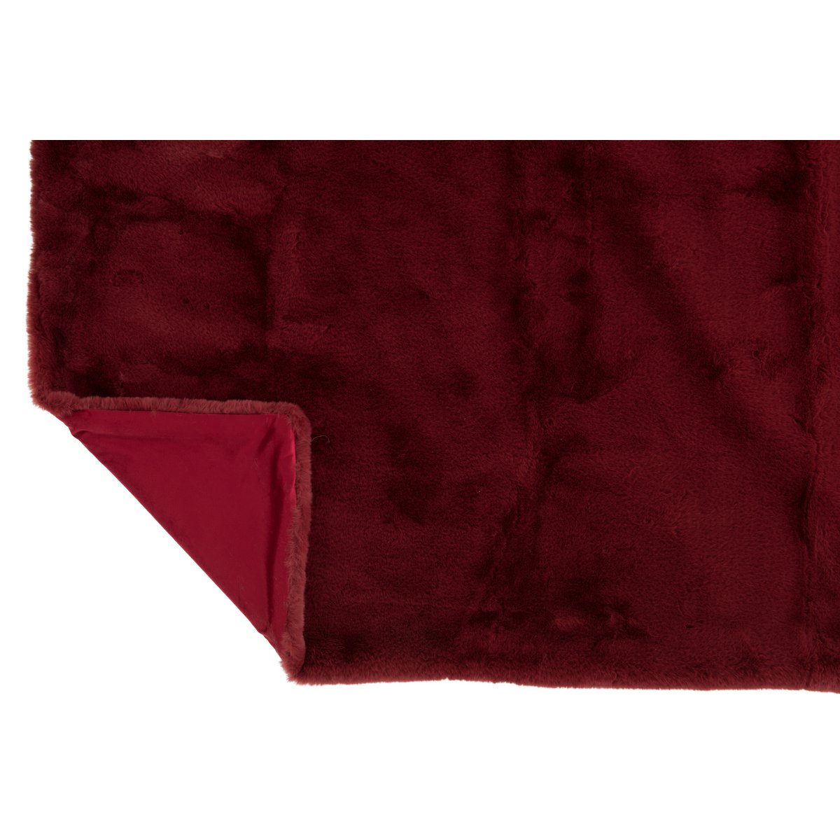 J-Line Plaid Cutie - Fleece Deken – Polyester – 180x130 cm – Kerstrood