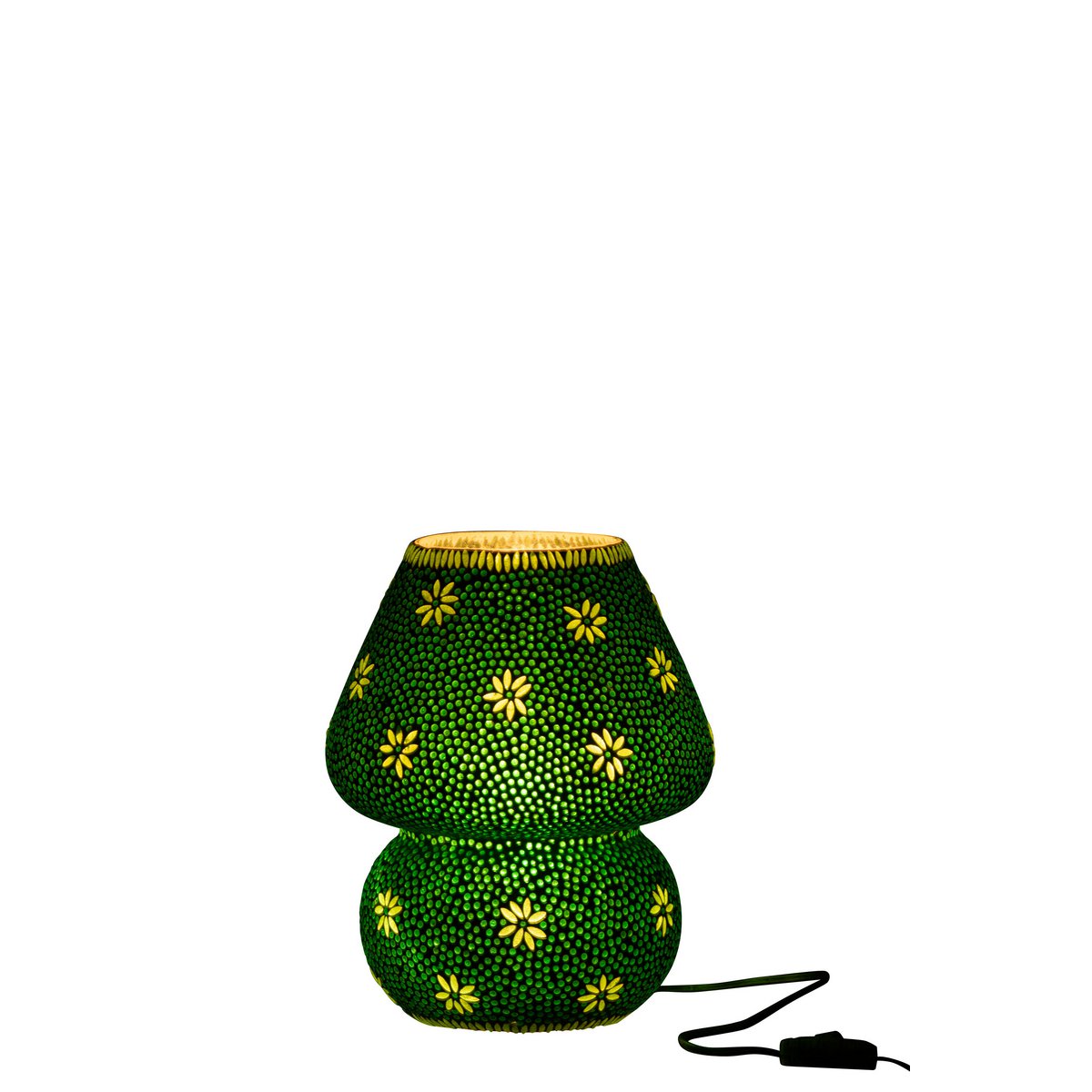 J-Line Lamp Bram Glas Groen Medium